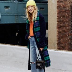 Free People Abbey Road Navy Duster Size Small